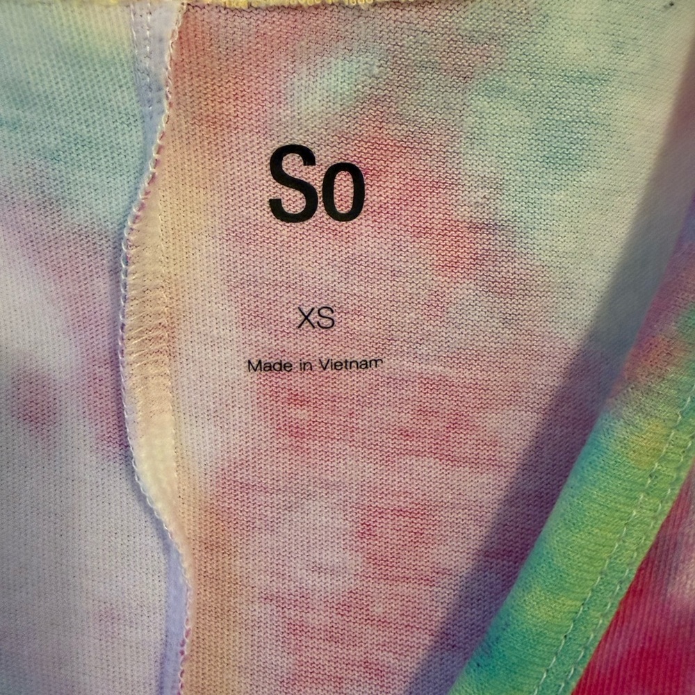 SO Pastel Tie-Dye Tank Top - Picture 2 of 2